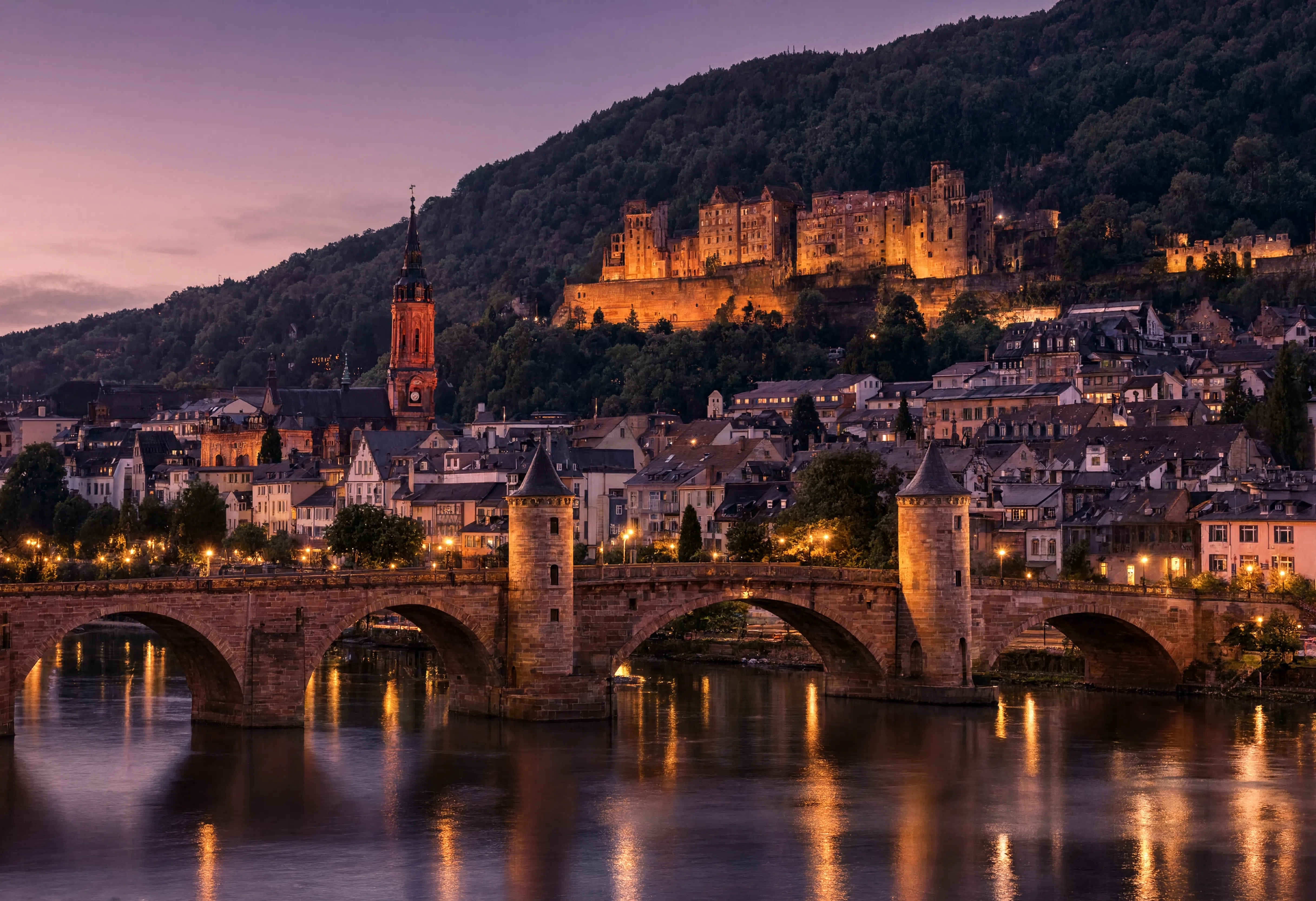 Heidelberg Altstadt — romantische Gassen und das berühmte Schloss